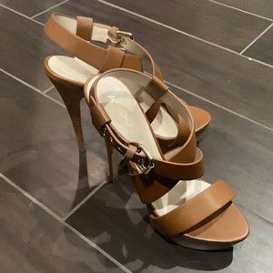Aldo tan strappy heals